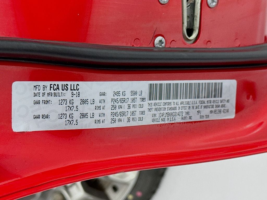 2019 Jeep Cherokee Trailhawk