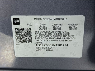 2022 Chevrolet Bolt EV 2LT