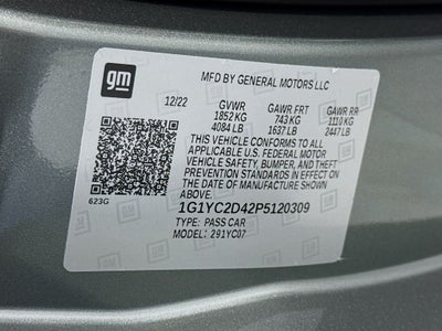 2023 Chevrolet Corvette Stingray 3LT