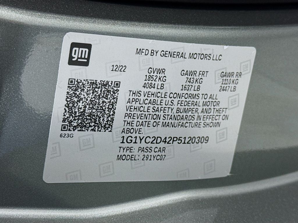 2023 Chevrolet Corvette Stingray 3LT