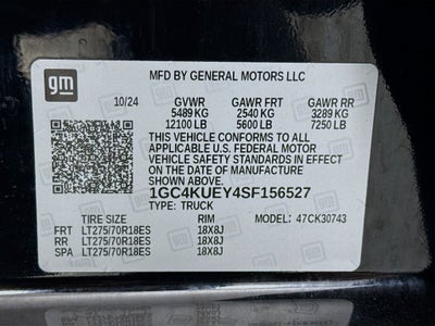 2025 Chevrolet Silverado 3500 HD LTZ