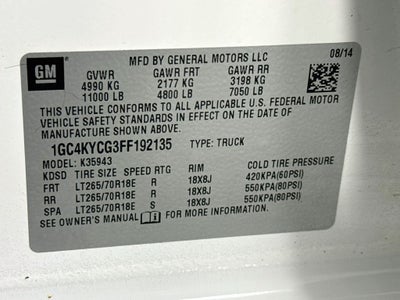 2015 Chevrolet Silverado 3500 HD Work Truck