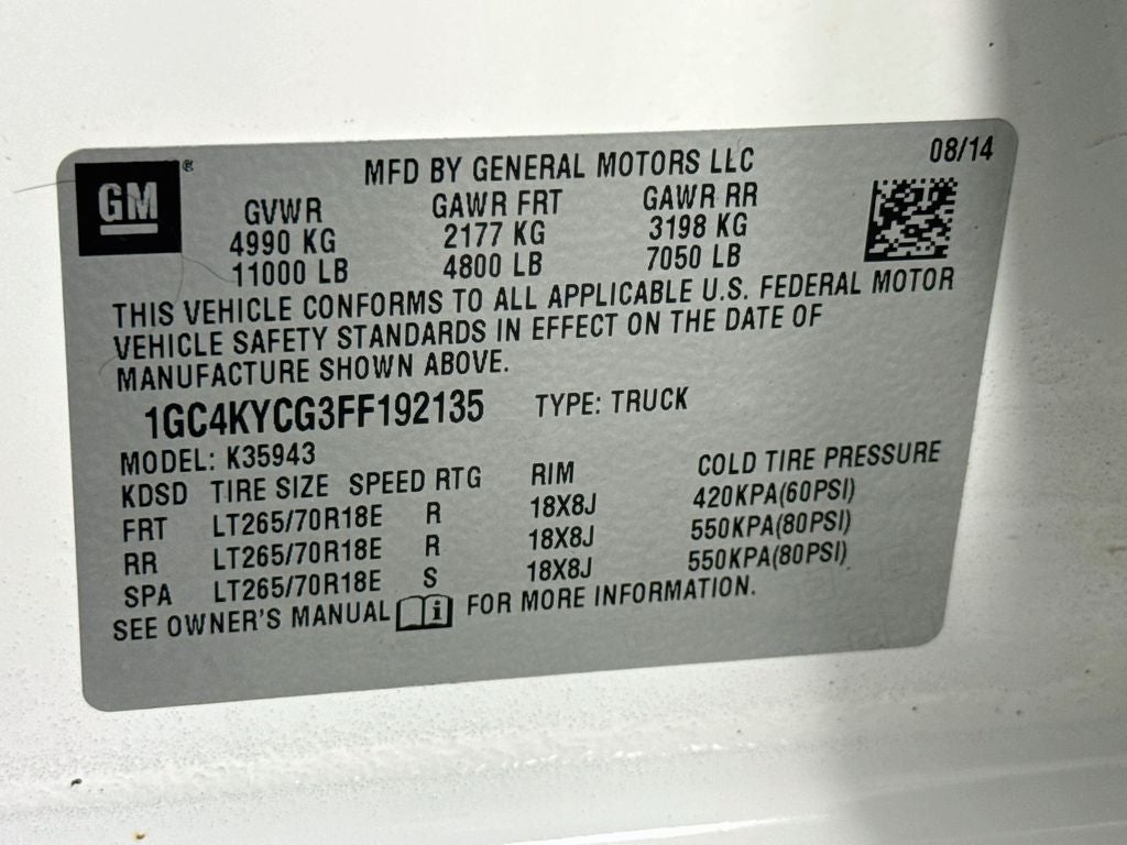 2015 Chevrolet Silverado 3500 HD Work Truck