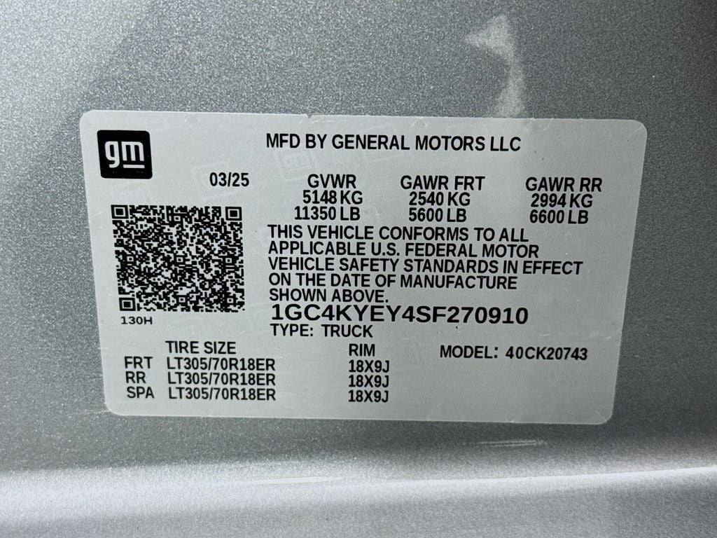 2025 Chevrolet Silverado 2500 HD ZR2