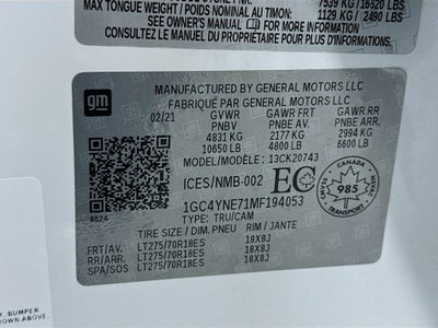 2021 Chevrolet Silverado 2500 HD LT