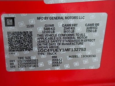 2021 Chevrolet Silverado 3500 HD LTZ