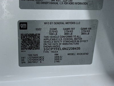 2022 Chevrolet Silverado 1500 LTD LT Trail Boss