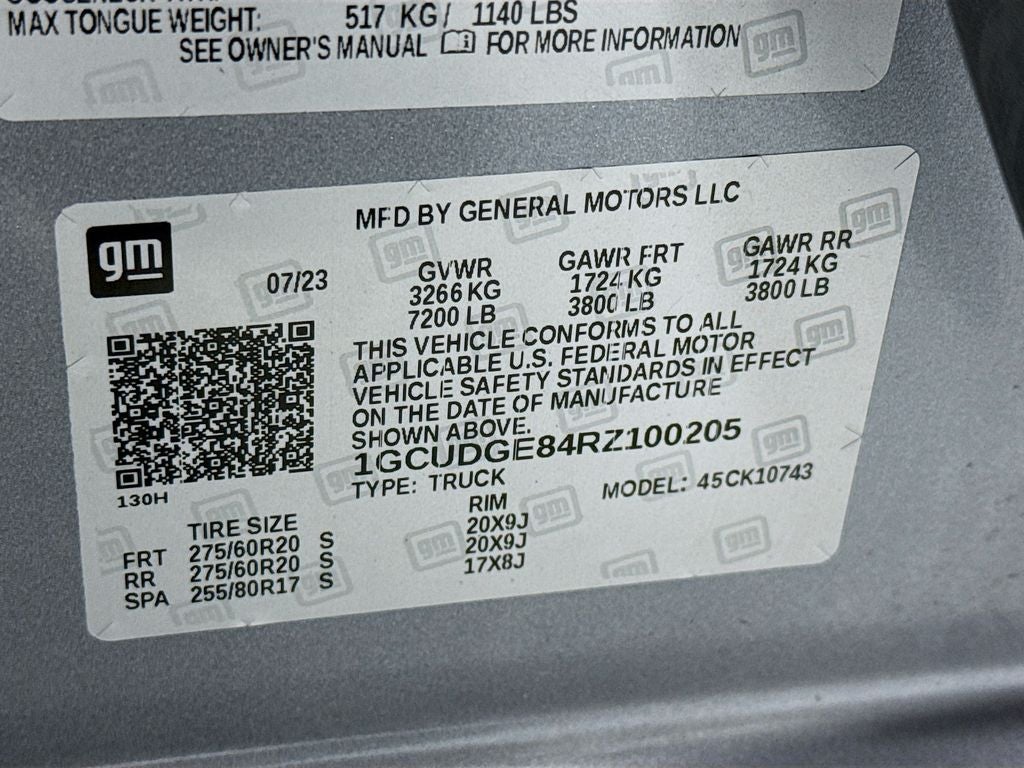 2024 Chevrolet Silverado 1500 LTZ