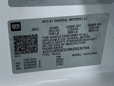 2022 Chevrolet Silverado 1500 LTZ