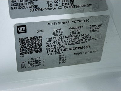 2024 Chevrolet Silverado 1500 LTZ