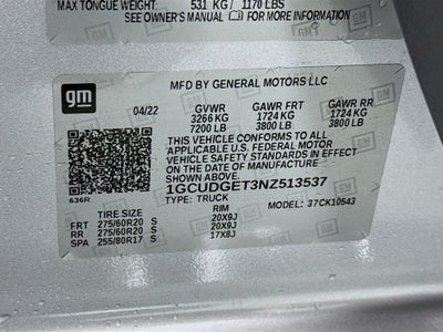 2022 Chevrolet Silverado 1500 LTZ