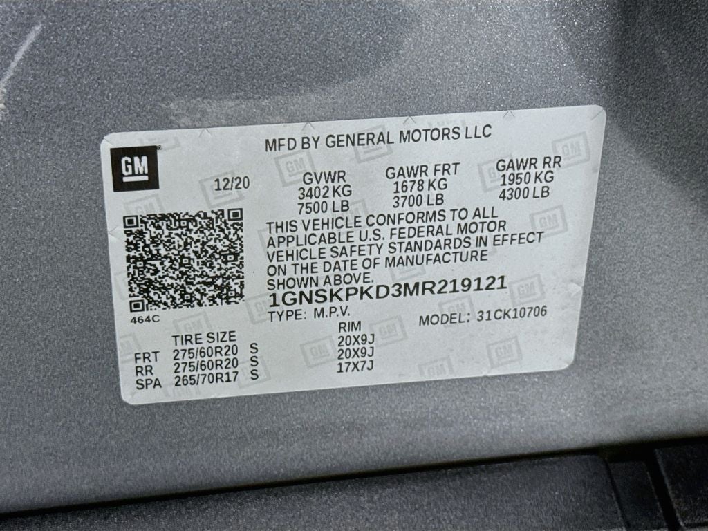 2021 Chevrolet Tahoe Z71
