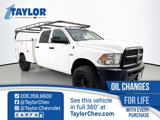 2018 RAM 3500 Tradesman Crew Cab 4x4 8' Box