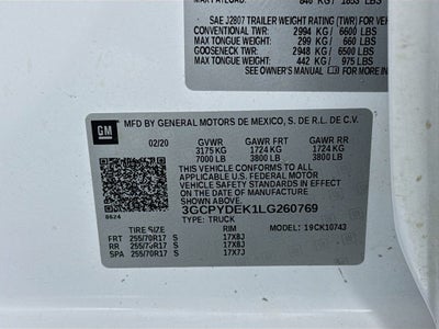 2020 Chevrolet Silverado 1500 LT