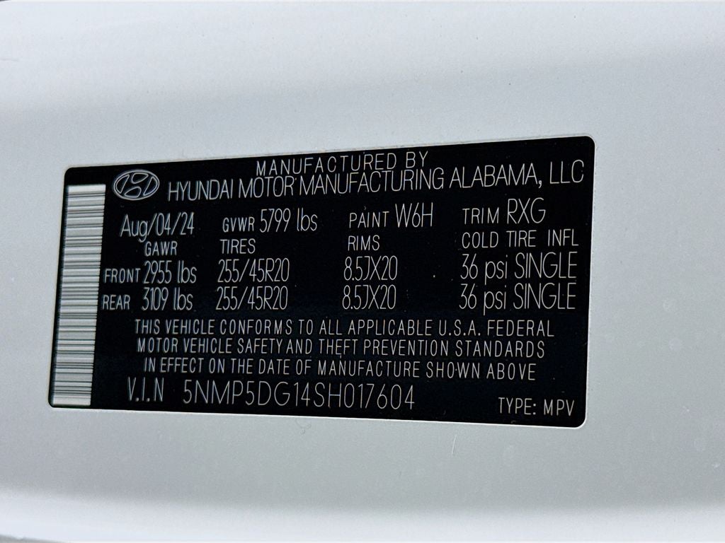 2025 Hyundai Santa Fe Hybrid Calligraphy